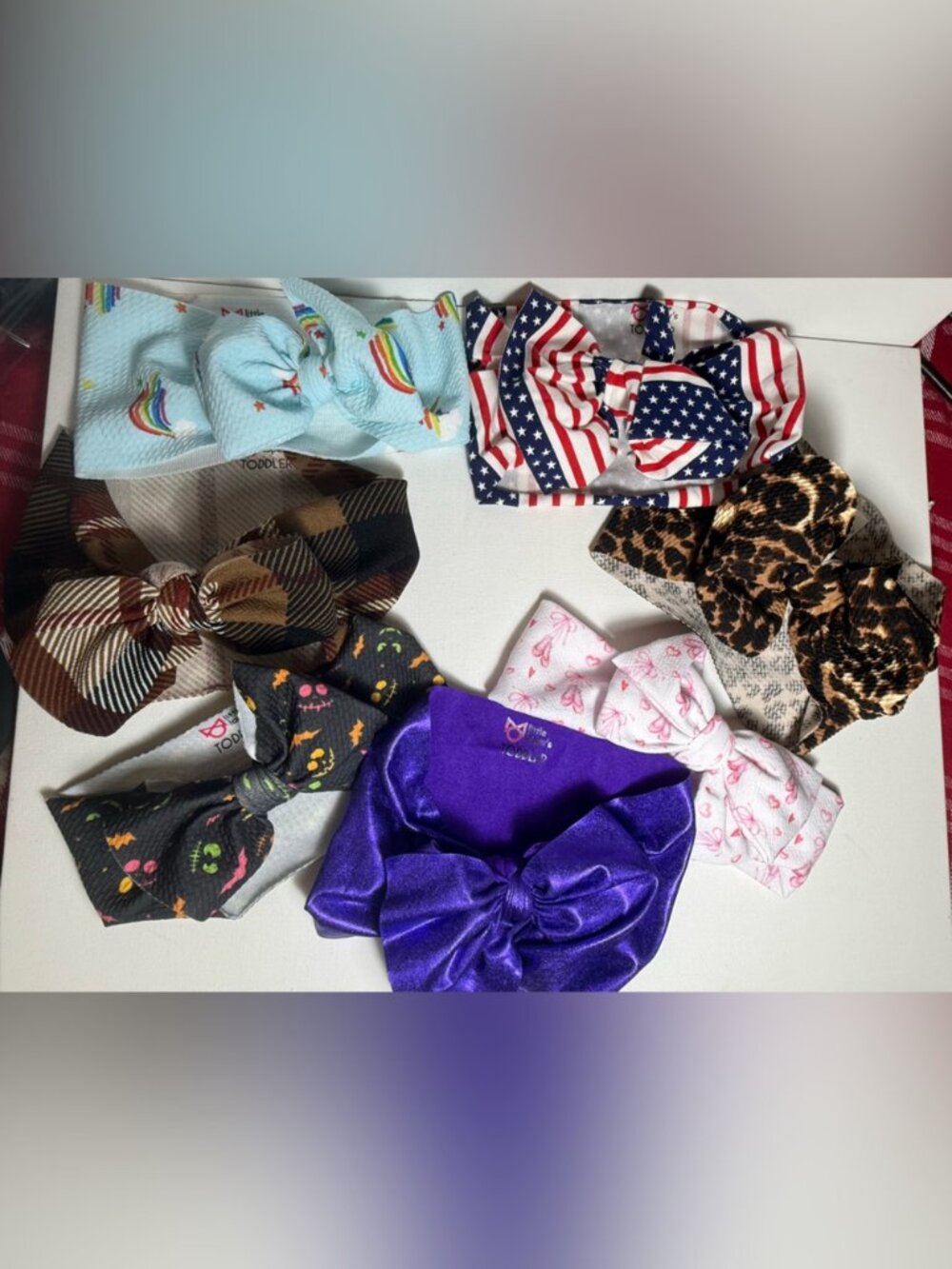 Little Loper's Toddler Headbands Assorted Holiday Lot of 6 EUC